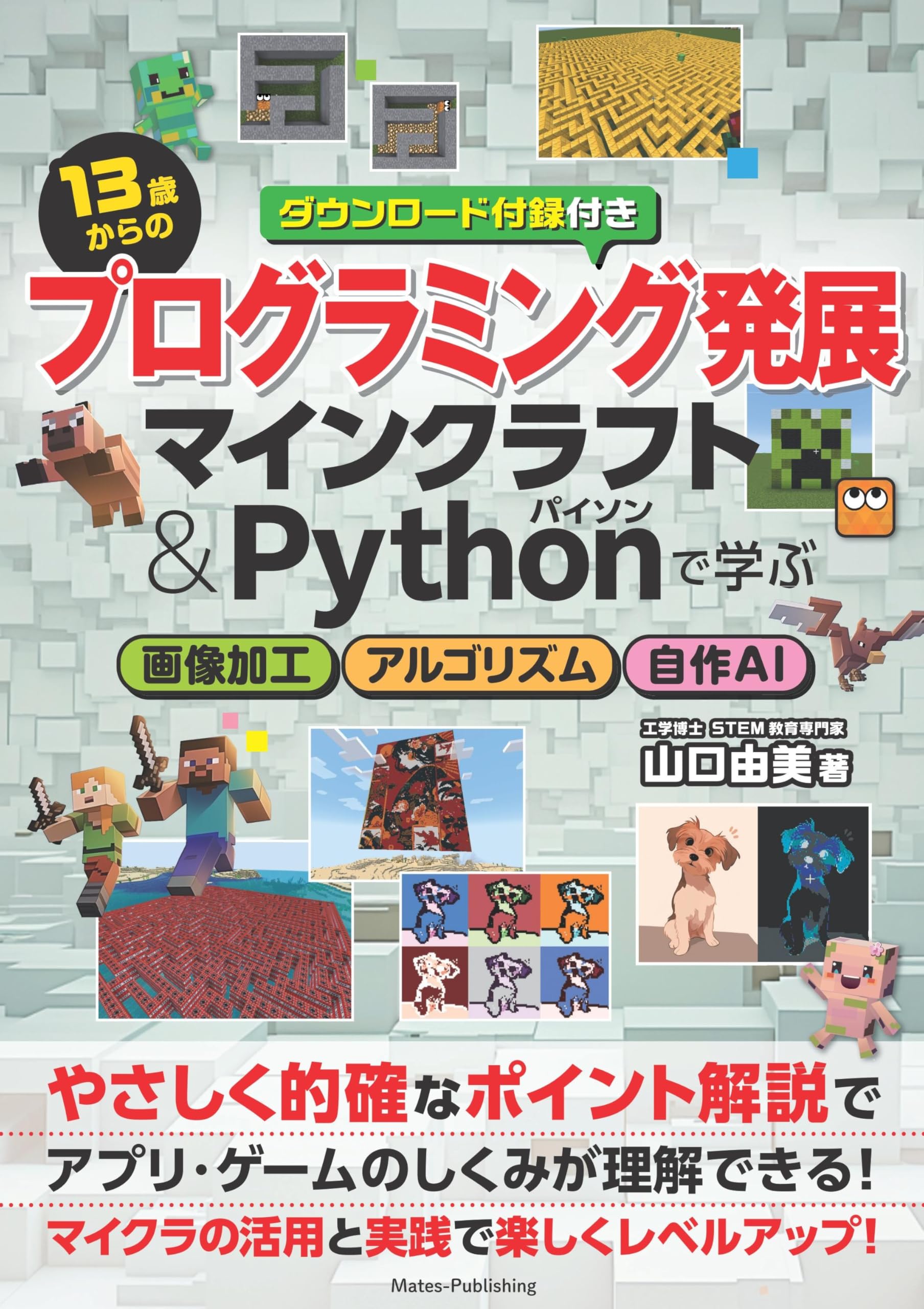 13歳からのプログラミング発展 マインクラフト&Pythonで学ぶ 画像加工