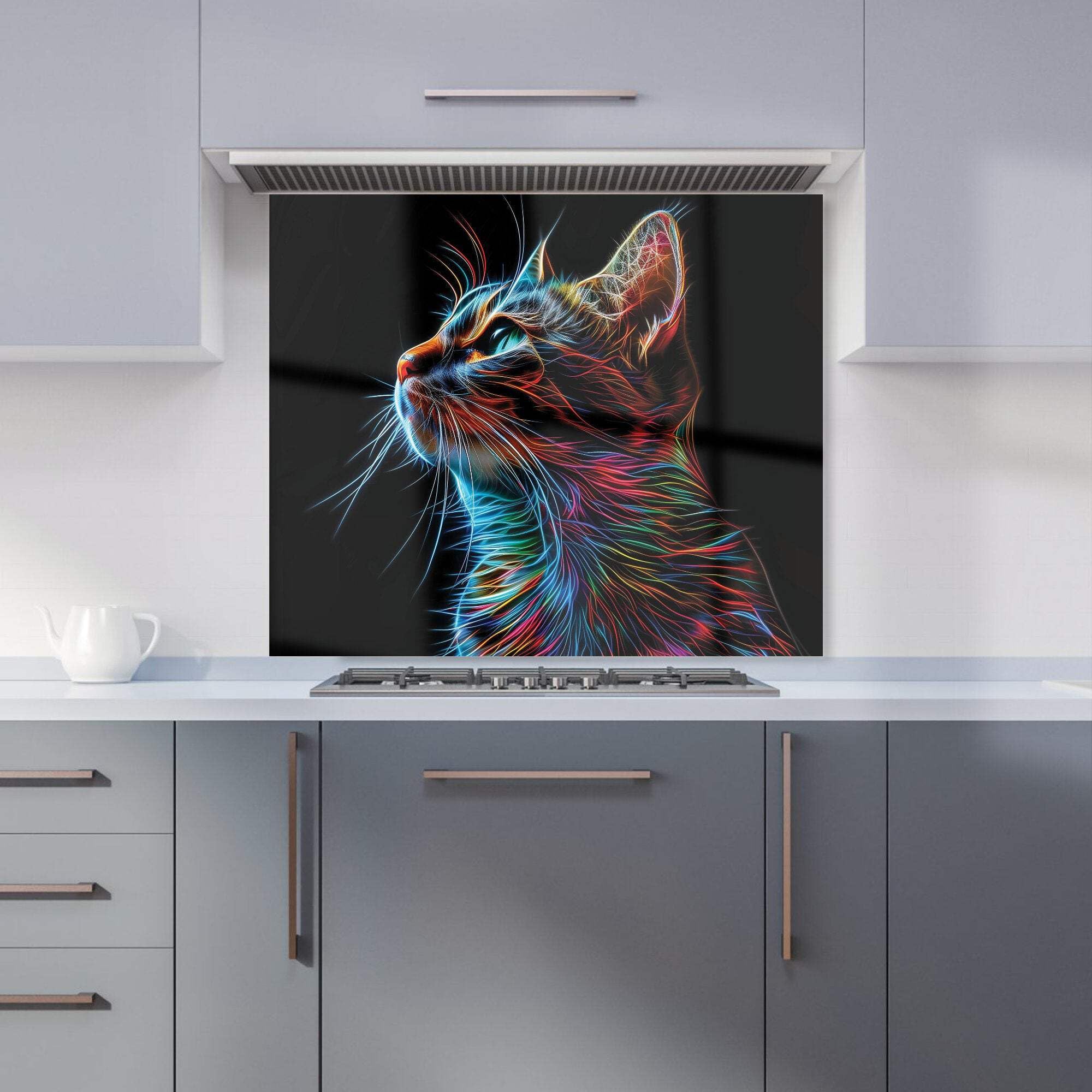 Warren Reed - Kitchen Splashback - Cat Whiskers - 75 x 90cm