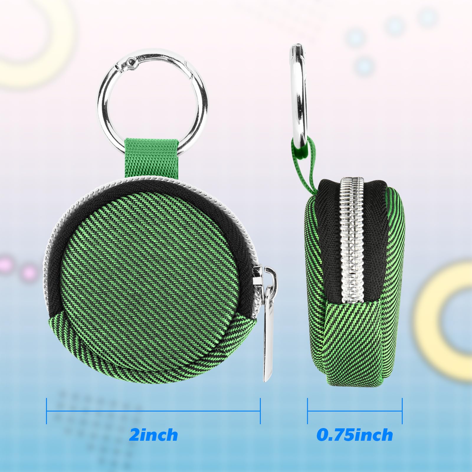 Shellian Ring Holder Keychain – Portable Jewelry Storage Bag To Keep Rings Safe On-the-Go