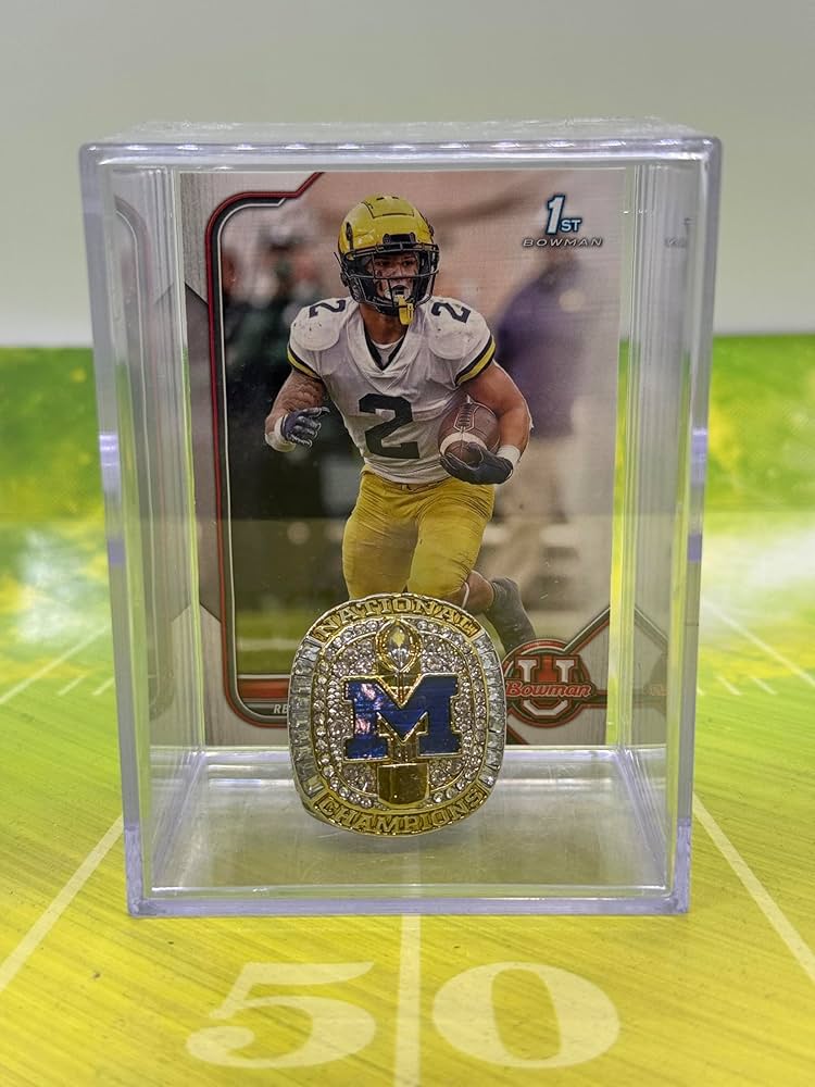 Michigan Wolverines 2024 National Championship Replica Ring w