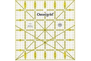 Omnigrid 6" x 6" Quilting Square Ruler: Revolutionize Your Precision