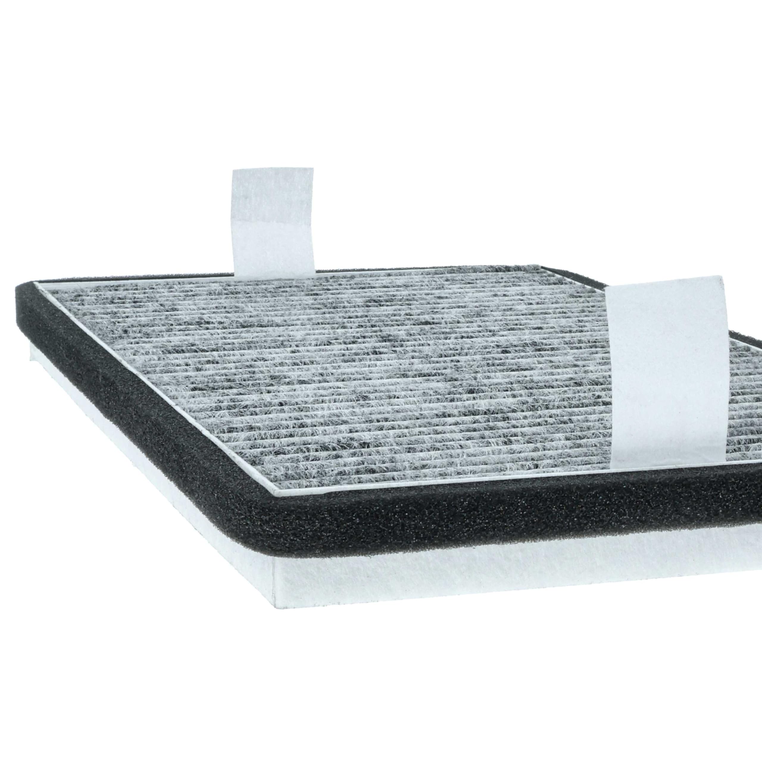 vhbw 4x Aktivkohlefilter Ersatz für Miele DKF 19-P | 11762560 für Dunstabzugshaube