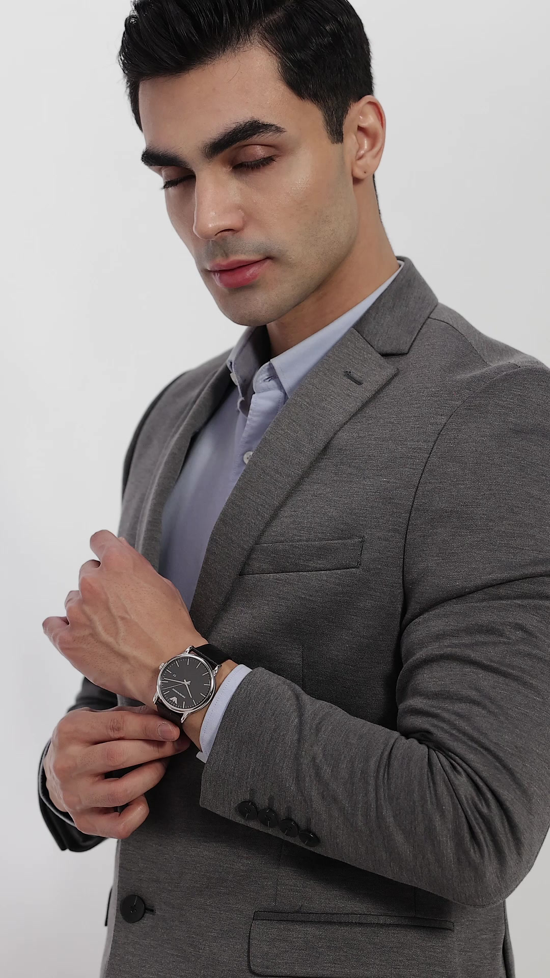 Buy Emporio Armani Leather Analog Black Dial Men's Watch-Ar2500 at