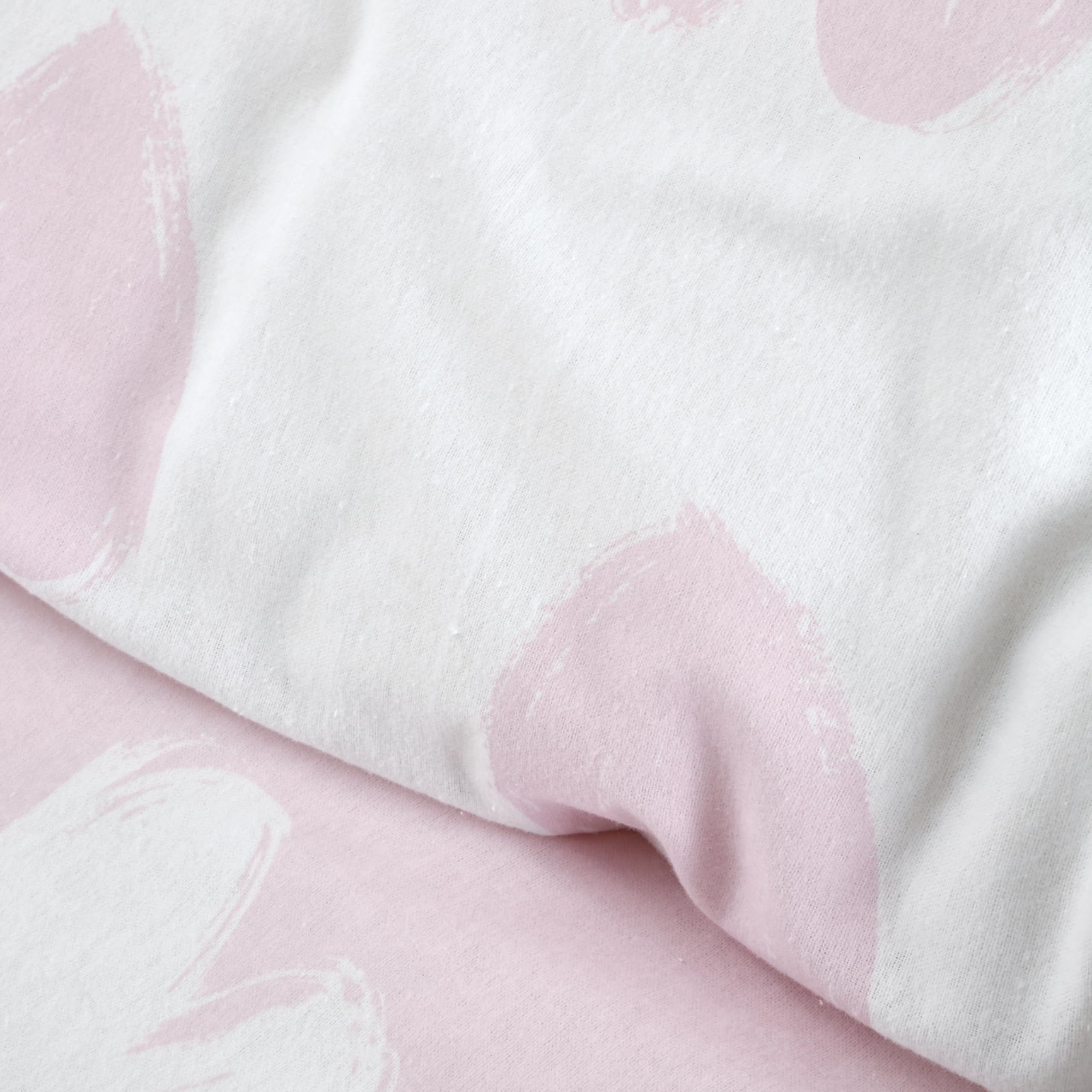 Catherine Lansfield Brushed Cotton Hearts Reversible Junior Duvet Cover Set including Pillowcase Pink - Image 4