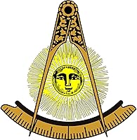 Vista 2 de CafePress Pegatina rectangular para parachoques de Freemason Past Master