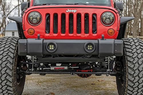 Miniatura 8 de Rough Country – 1047 – Defensa para Jeep: 07-17 Wrangler JK 4WD, 07-17 Wrangler Unlimited/JK 4WD/2WD