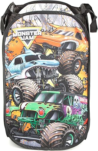 Miniatura 4 de Jay Franco Monster Jam Slah - Juego de cama individual y cesta desplegable Break Out