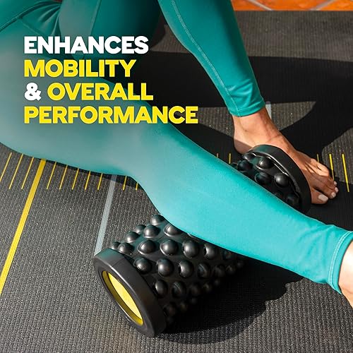 Miniatura 4 de TRX Training Rev - Rodillo de liberación miofascial, rodillo de masaje de viaje para músculos, rodillo de espuma redondo de 14 pulgadas para