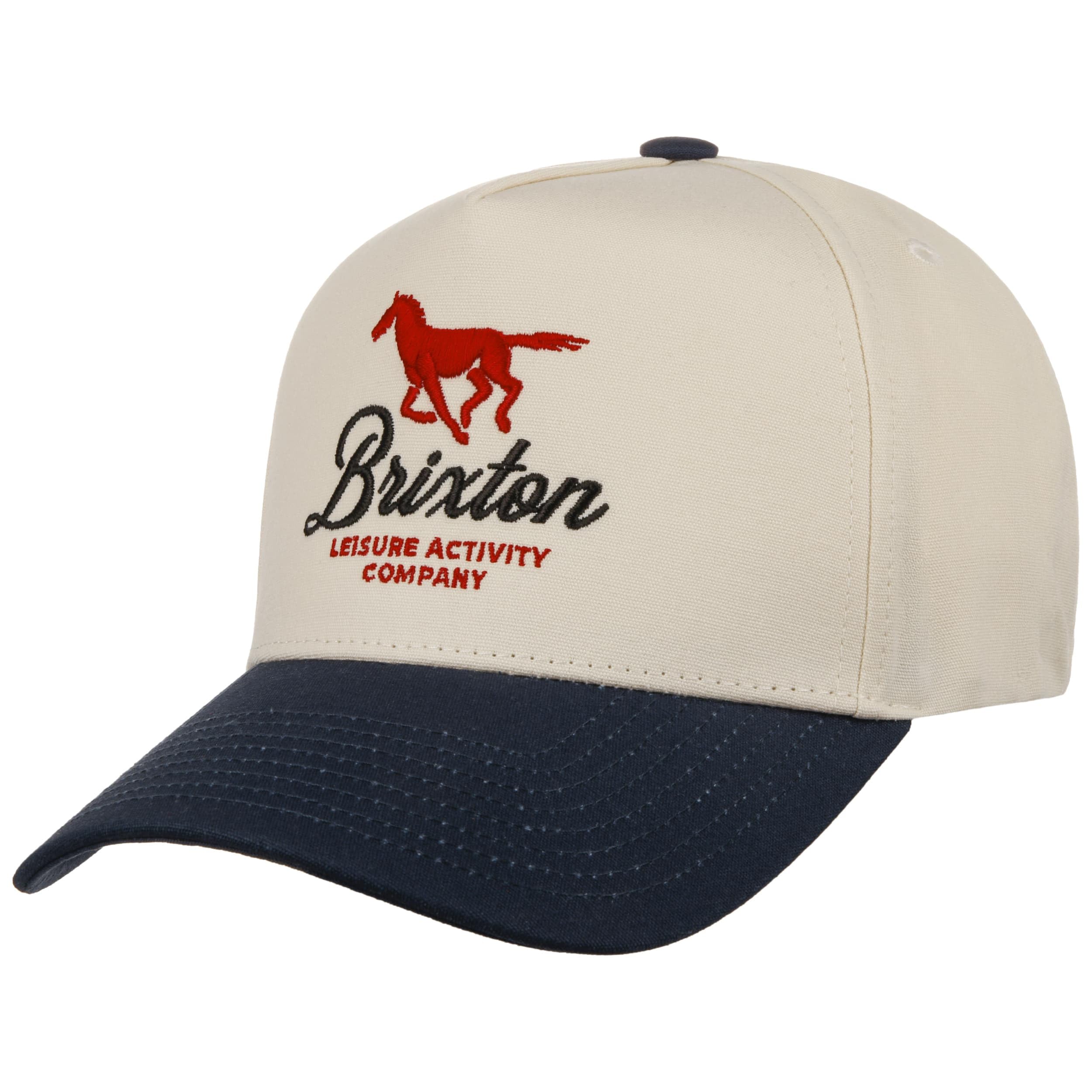 Brixton Women's White Leisure Activity Snapback Cap Baseball Curved Brim (One Size - )
