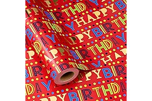 Mini Birthday Party Wrapping Paper Roll