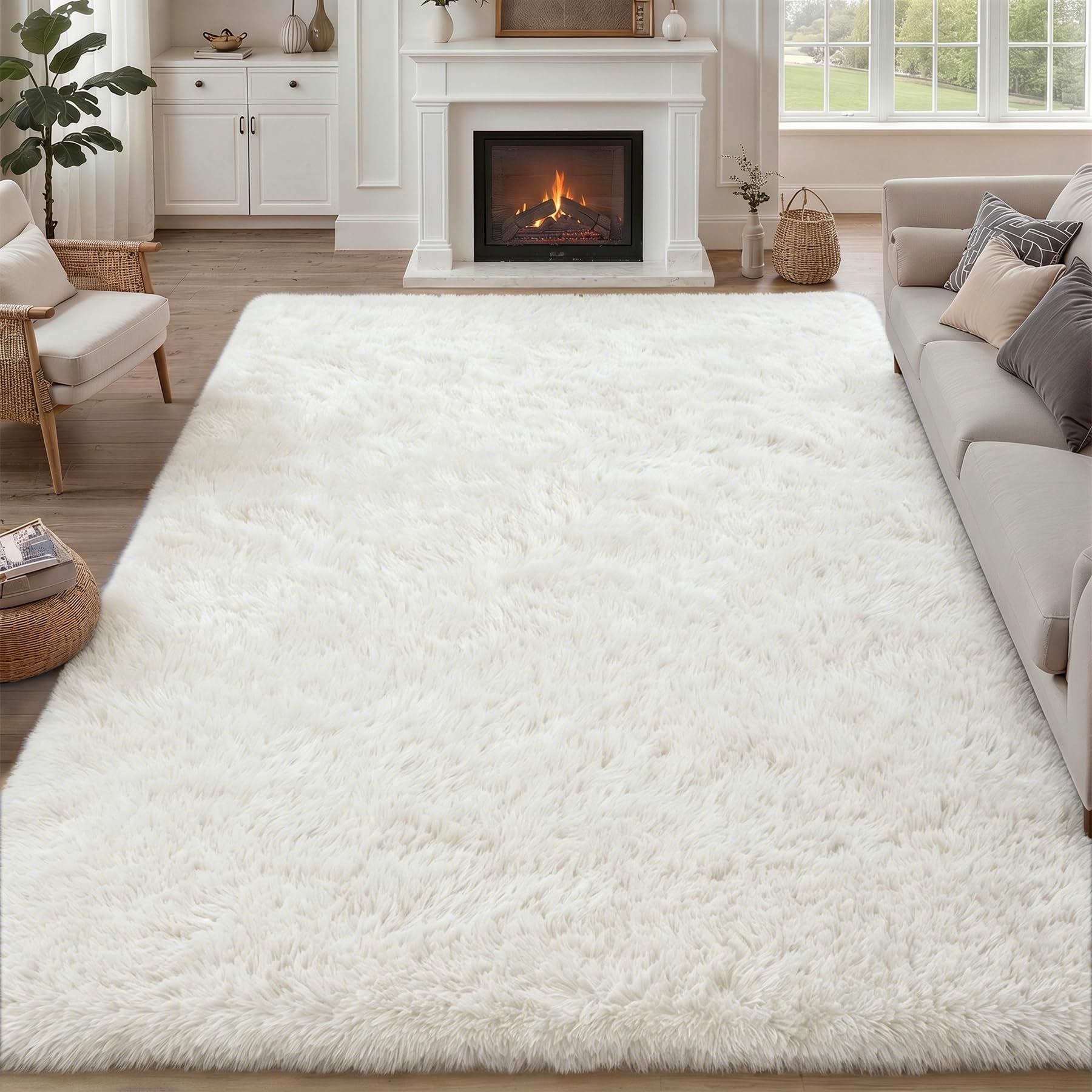Luxturiy Fluffy Area Rug 9x12