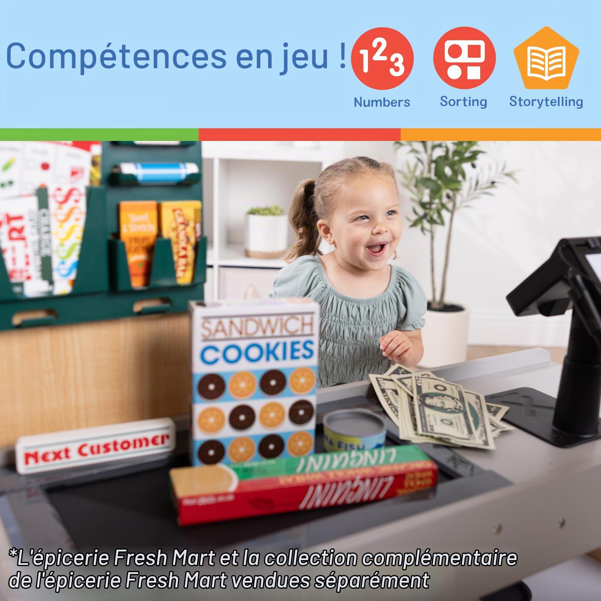 Melissa & Doug Ensemble de compagnons d'épicerie