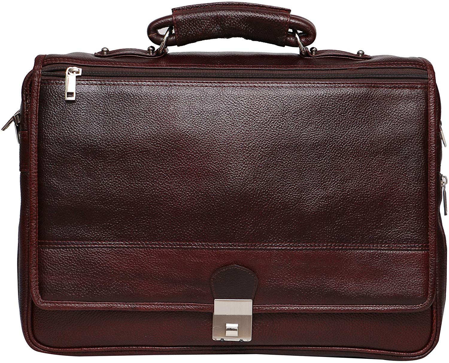 C COMFORT Leather 16 Inch Expandable Laptop Compartment Messenger Bag (Brown) (B0813HTX89) Amazon Price History, Amazon Price Tracker