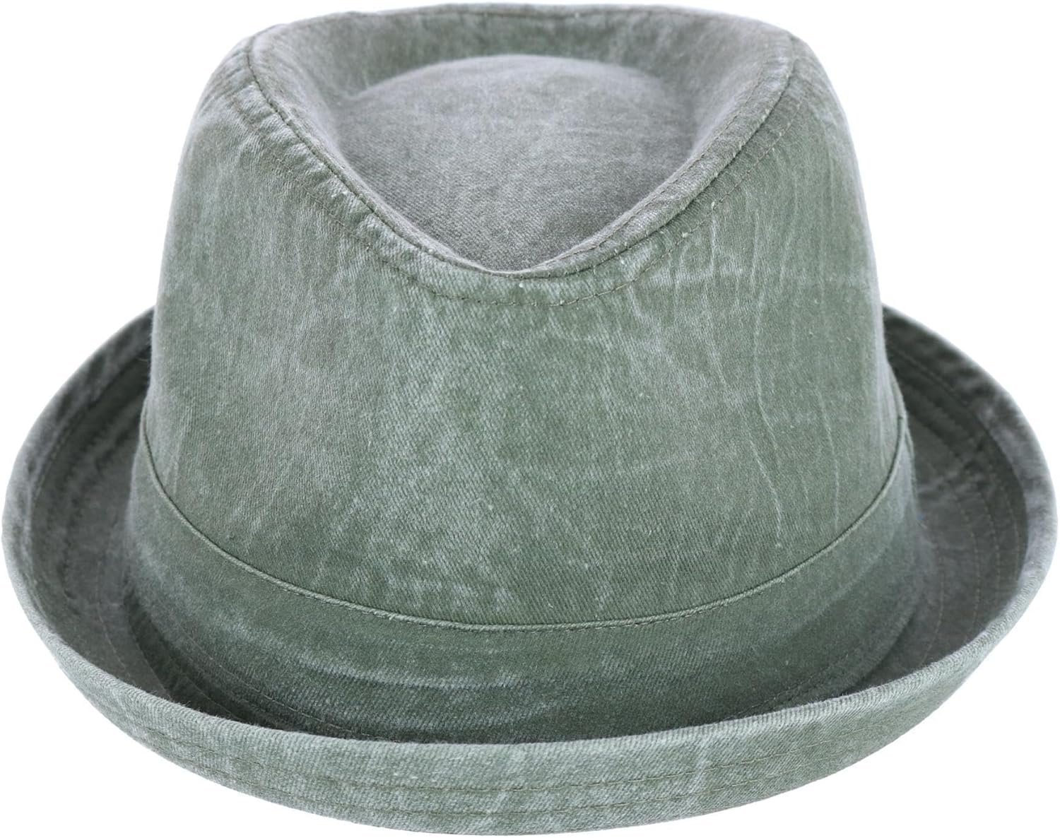 Men's Washed Cotton all Season Jeans Fedora Sun Hat - Image 2