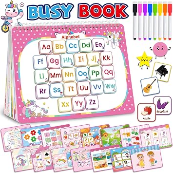 Benresive Busy Book for Toddlers 3-5, Preschool Learning Activities Book