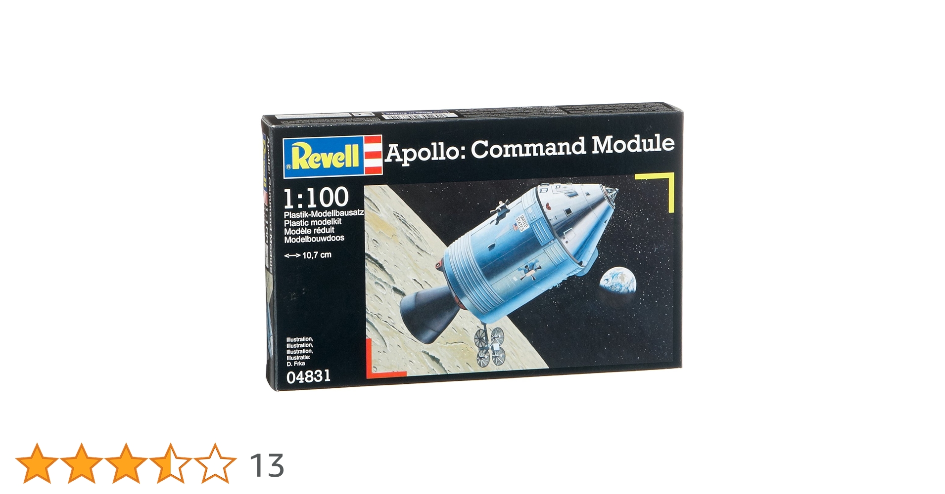 ドイツレベル 1/100 アポロ コマンド モジュール プラモデル Amazon | ドイツレベル 1/100 アポロ コマンド モジュール