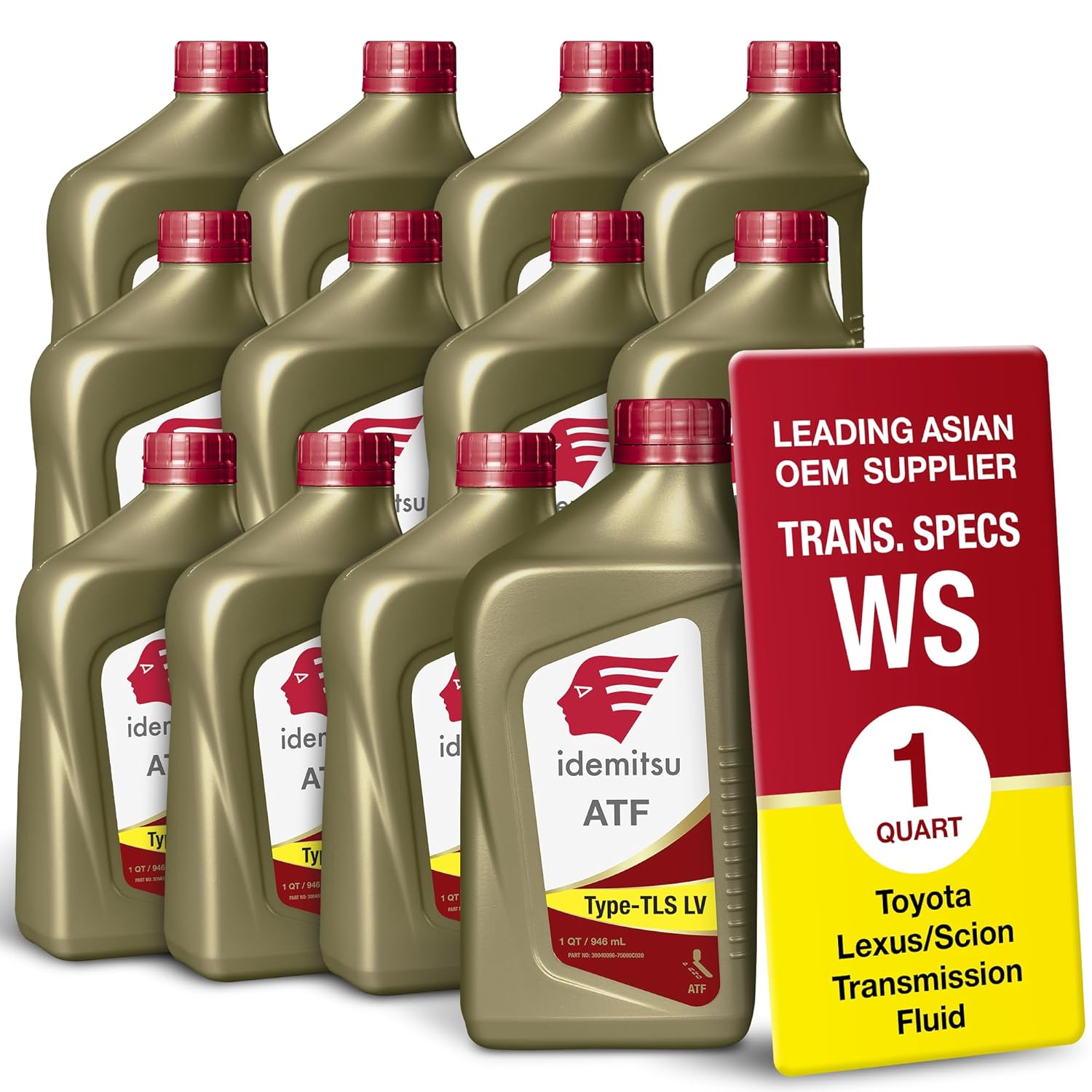 Idemitsu ATF Type TLS-LV (WS) Automatic Transmission Fluid 1 Quart (case of 12)