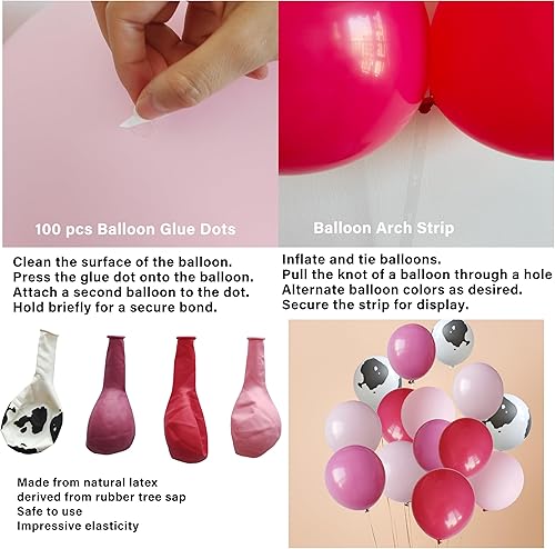 Miniatura 3 de Decoraciones de fiesta de vaquera occidental y kit de guirnalda de arco de 50 globos para sesión de fotos, suministros de fondo rústico del salvaje