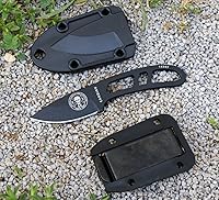 Vista 2 de ESEE Cuchillo Candiru con funda moldeada, color negro
