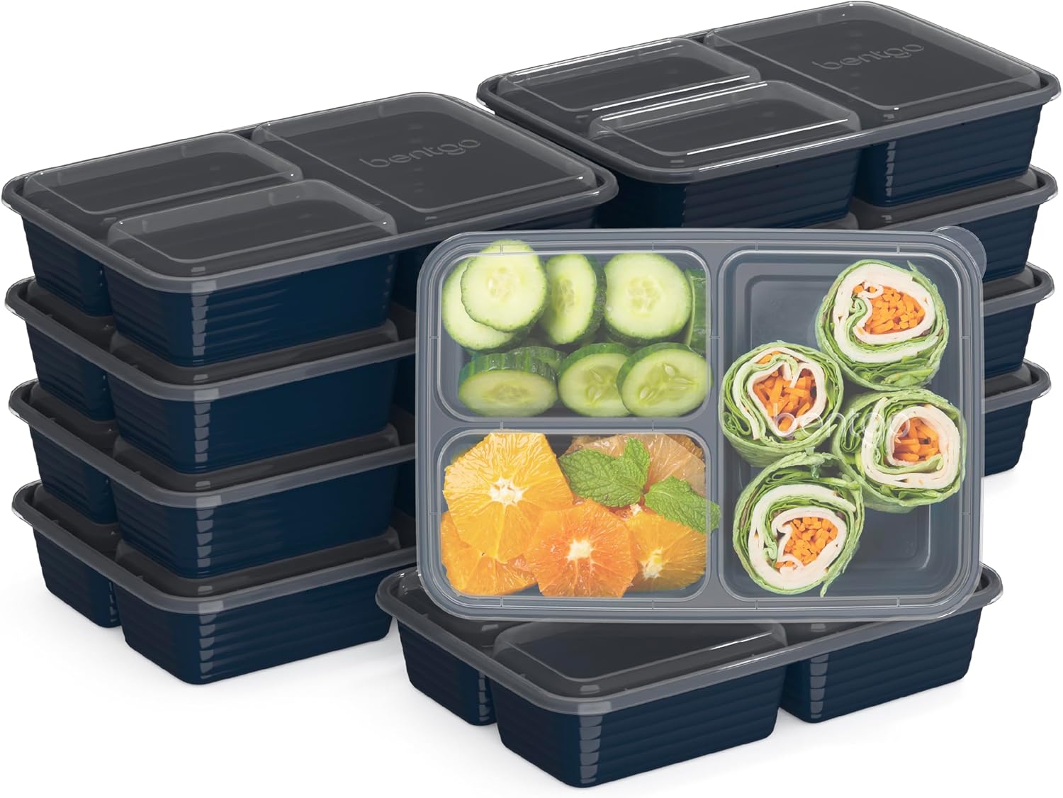 Bentgo Prep - 20-Piece 3-Compartment Reusable...