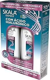 Kit Skala Bomba de Vitaminas Shampoo 325ml + Condicionador 200ml – Força, Crescimento e Hidratação para Todos os Tipos de Cabelo