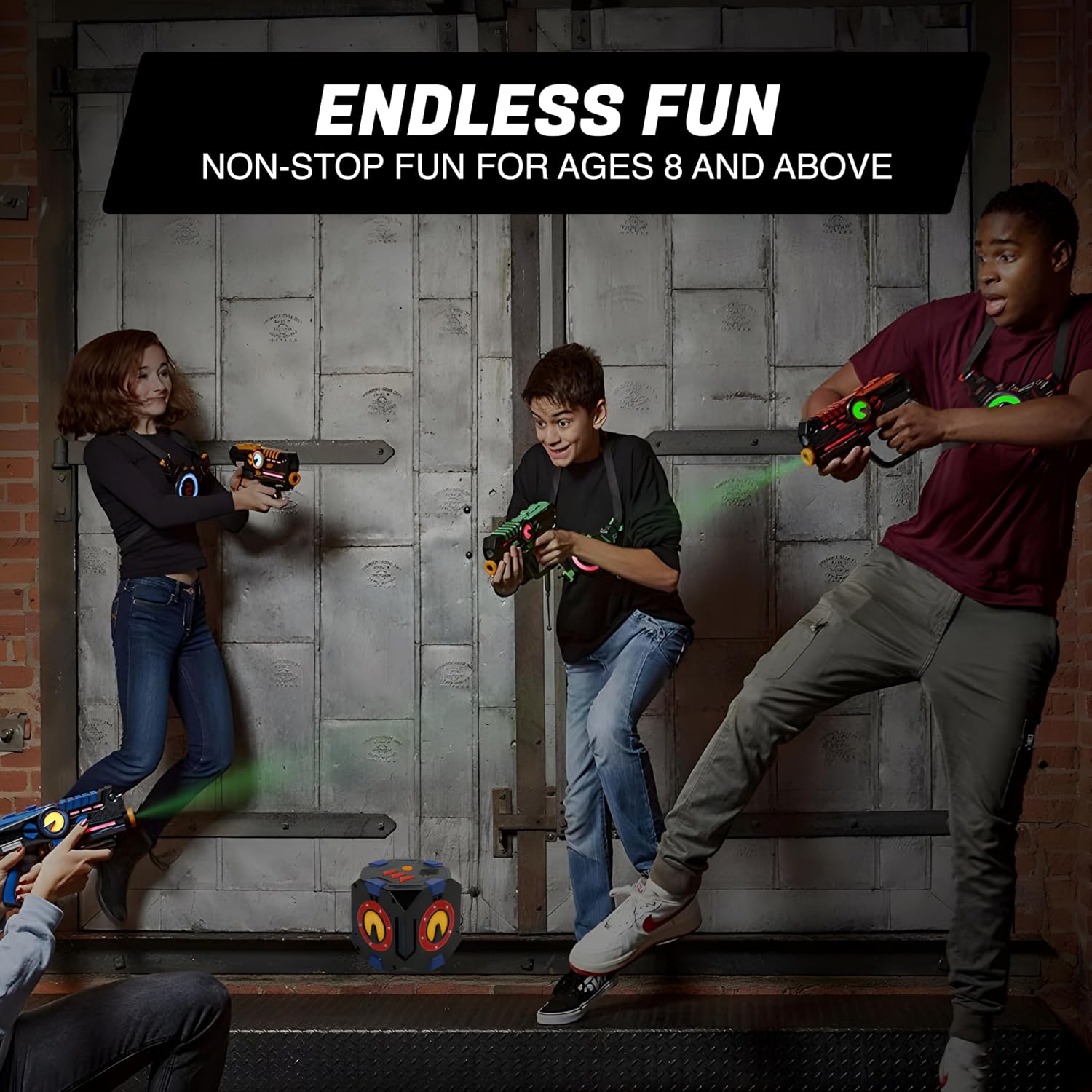 ArmoGear Sentry | 3 Games in 1 | Add-On Item Laser Tag Sets
