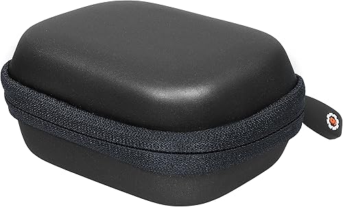 Miniatura 5 de getgear Funda para cámara Seckton Kids Selfie, funda de viaje organizadora con bolsillo de malla y correa de muñeca desmontable (negro)