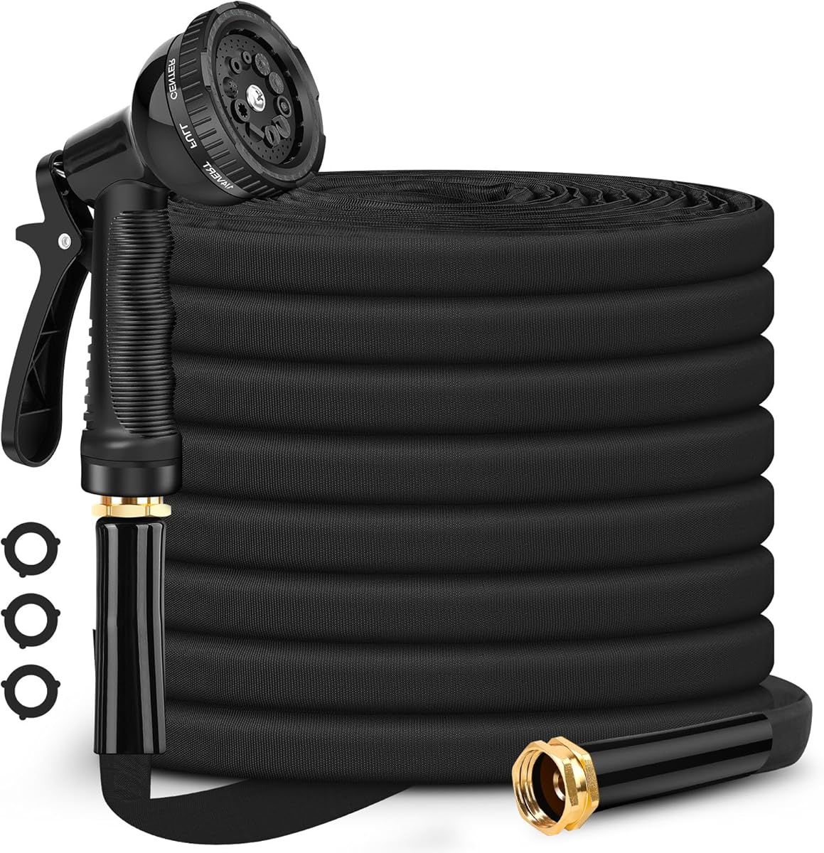 Amazon.com : CXEZSIK Garden Hose Non-Expanding 100ft, Flexible Garden Hose with 10 Function Hose Nozzle, Lightweight, Kink Free and Water Hose for Outdoor,Yard, Lawn, Car Wash, Marine,and Camper Use