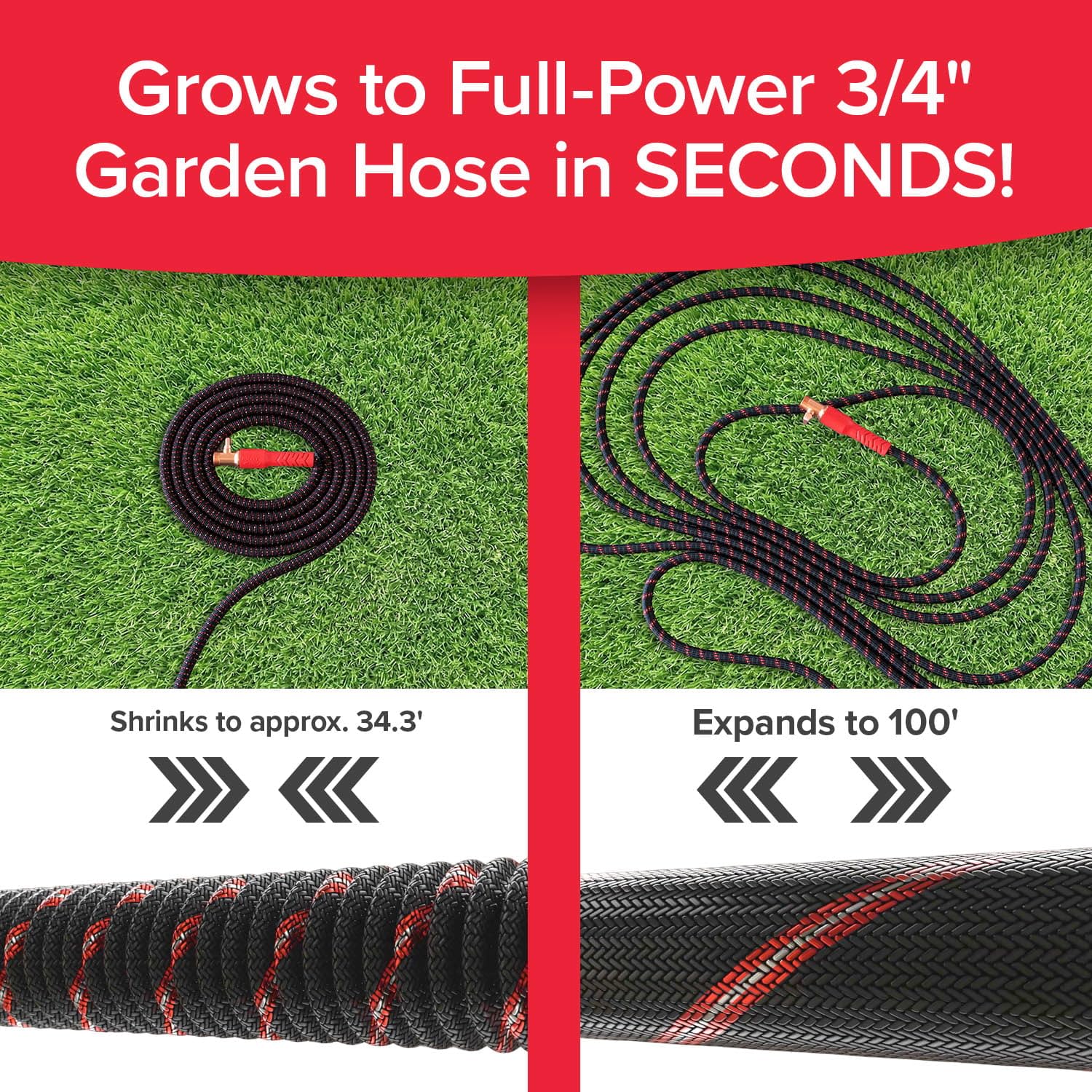 100 FT Expandable Garden Hose B19400