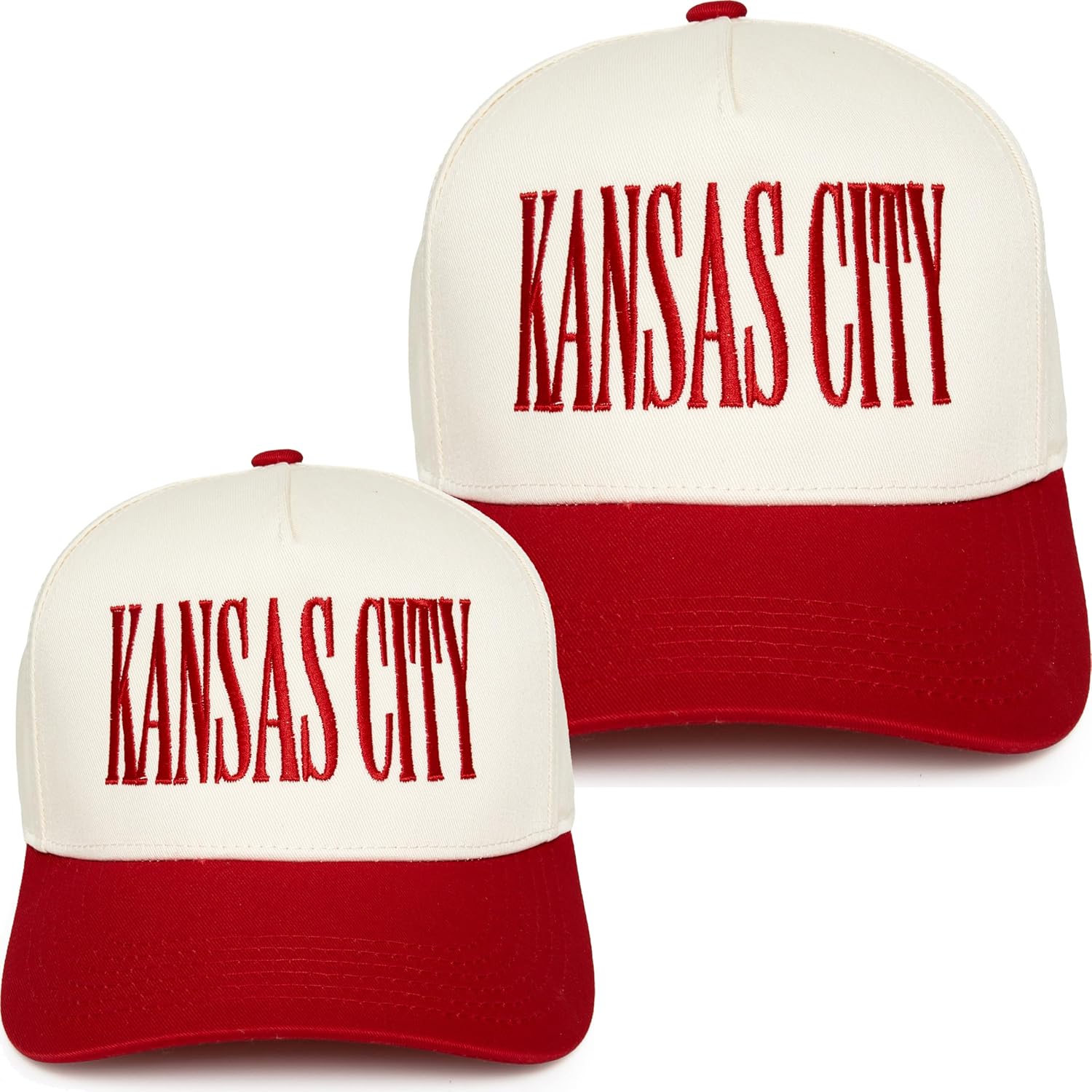 Funky Junque Matching Family Trucker Hat Set | Two-Tone Mommy & Me Snapback Baseball Caps, Infant, Toddler & Kids Sizes