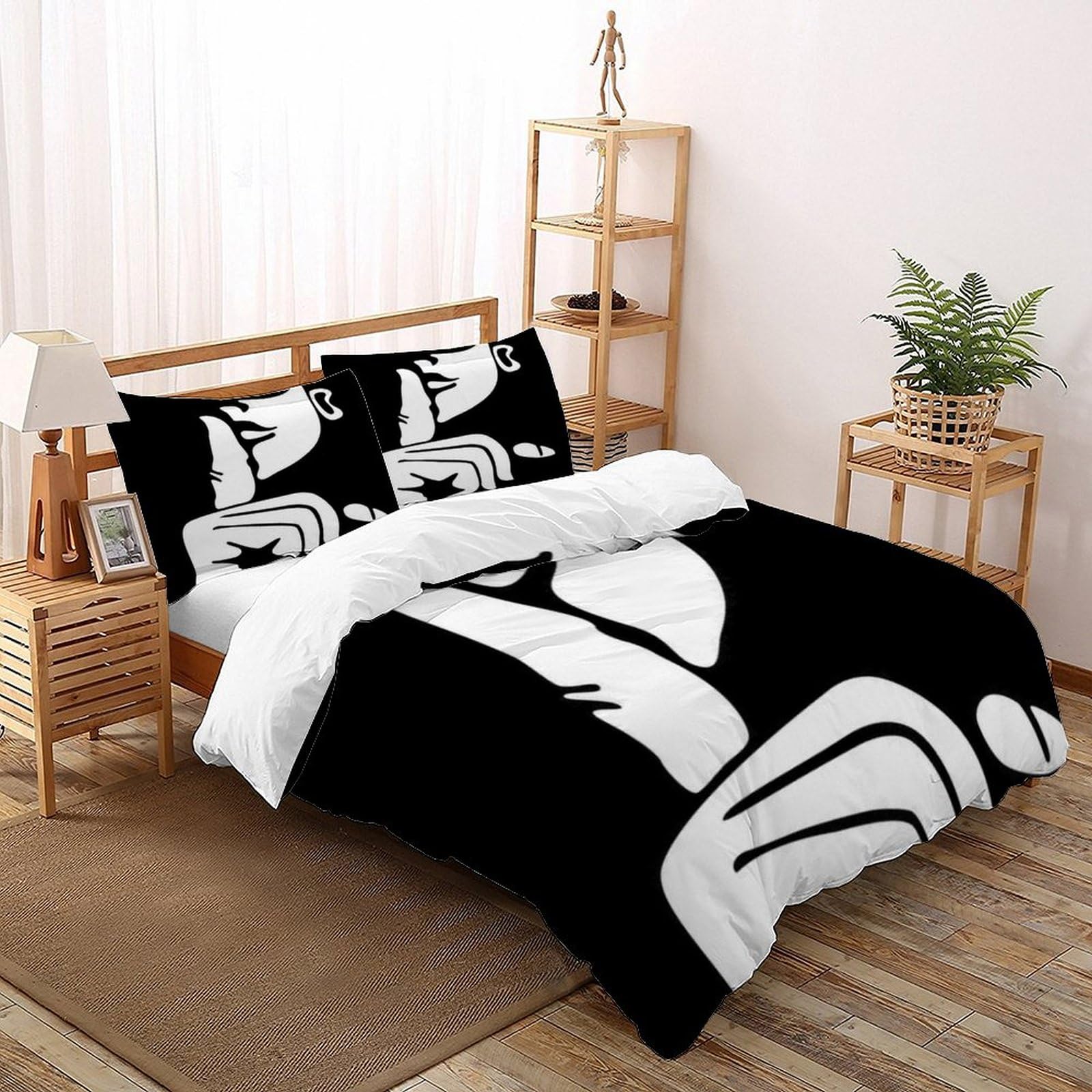 Parure de lit 260x220cm avec fermeture éclair pratique pour lit enfant