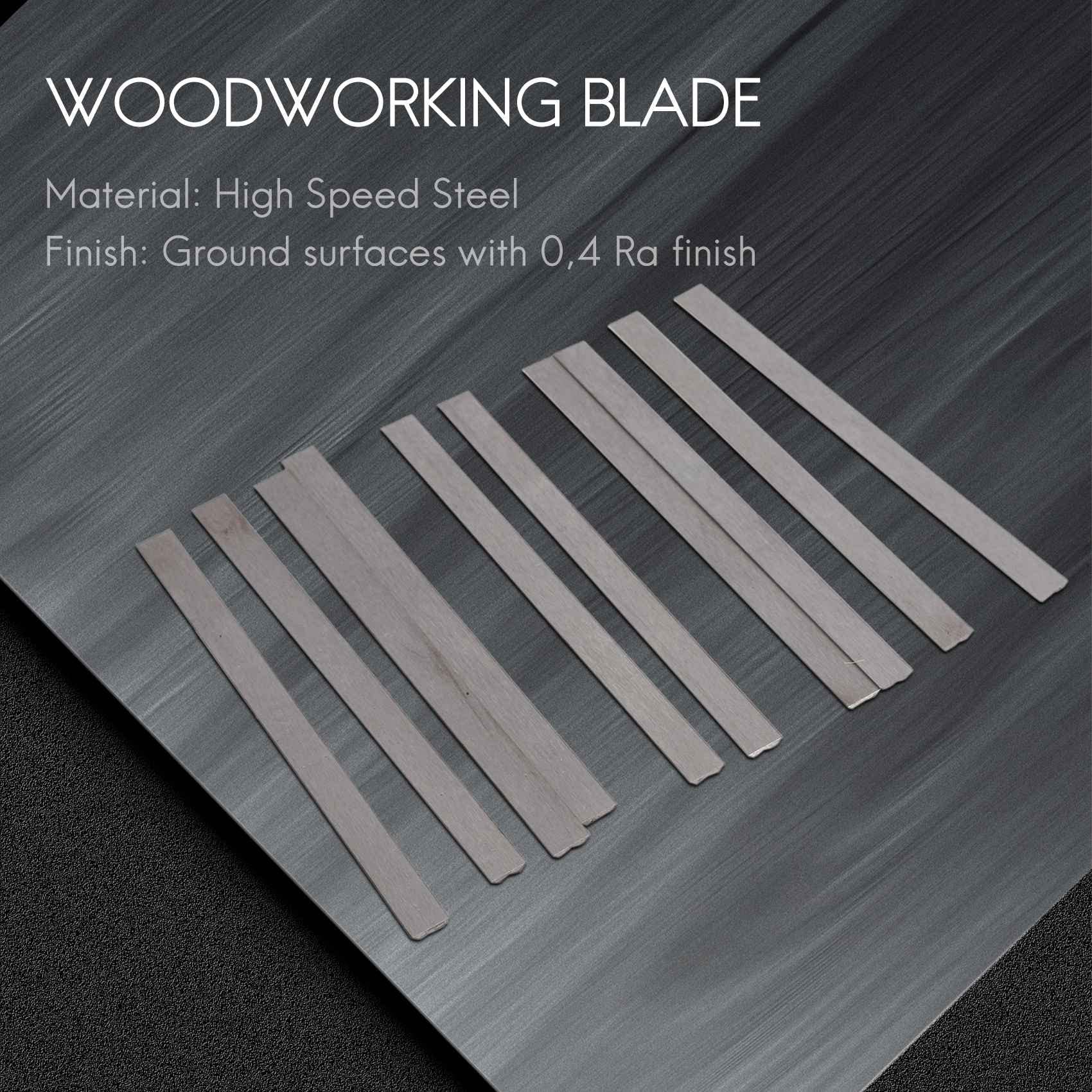 Noce lame reversibili pialla acciaio ad alta velocità 82 mm x 5,5 mm