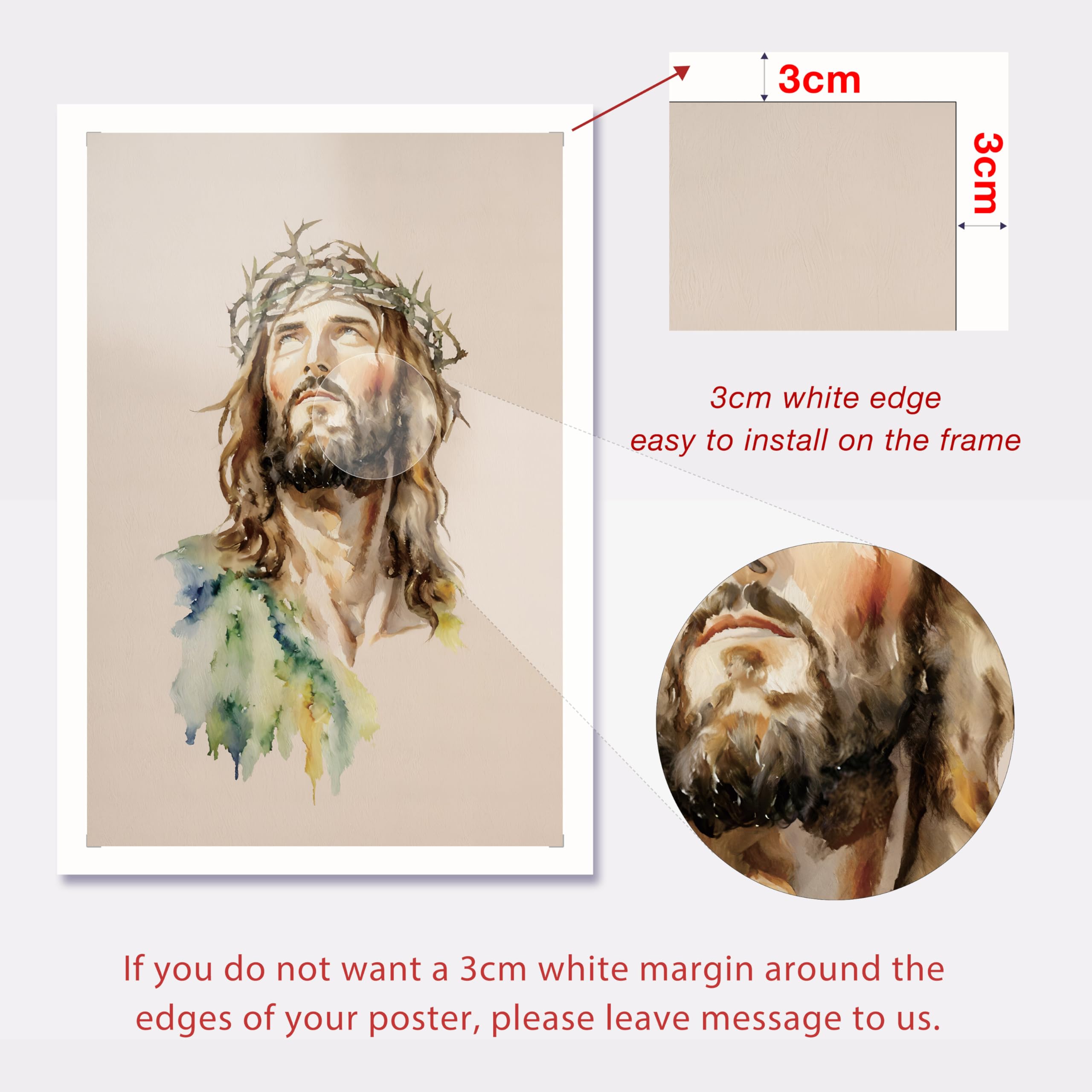 Aquarel Jezus Portret Christelijke God muurkunst Christus Poster Prints Canvas Schilderij Muur Foto's voor Woonkamer Woondecoratie, Jezus en lam canvas muurkunst (Jezus Knuffel Kind 06, 20 x 28 Aquarel Jezus Portret Christelijke God muurkunst Christus Poster Prints Canvas Schilderij Muur Foto's voor Woonkamer Woondecoratie, Jezus en lam canvas muurkunst (Jezus Knuffel Kind 06, 20 x 28