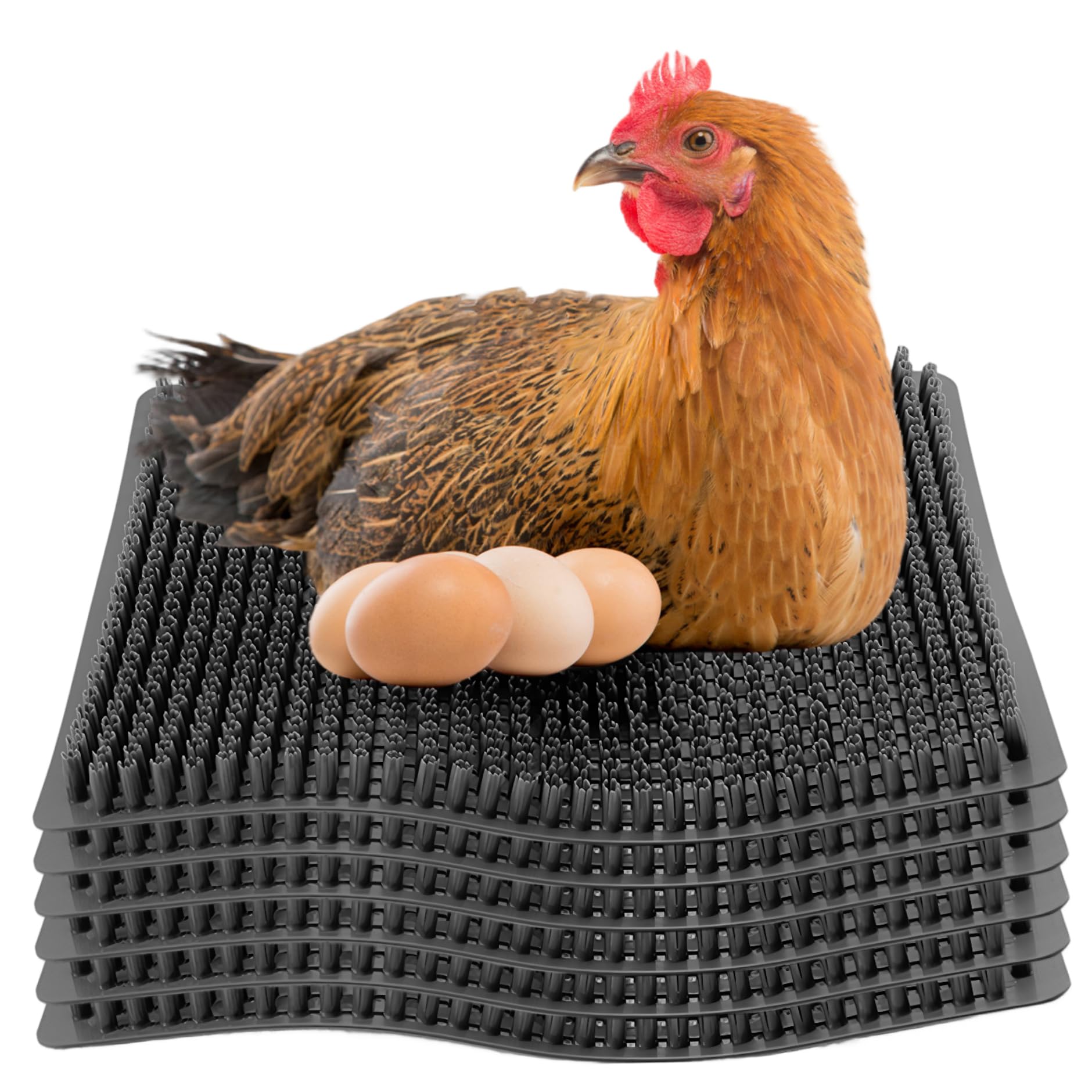 Almohadillas de anidación de pollo lavables ultrasuaves de plástico pack de 6 piezas