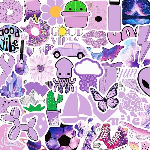 Miniatura 4 de 200 piezas de calcomanías de verano para niños, paquetes de calcomanías de vinilo estético para botellas de agua, laptop, computadora, monopatín,