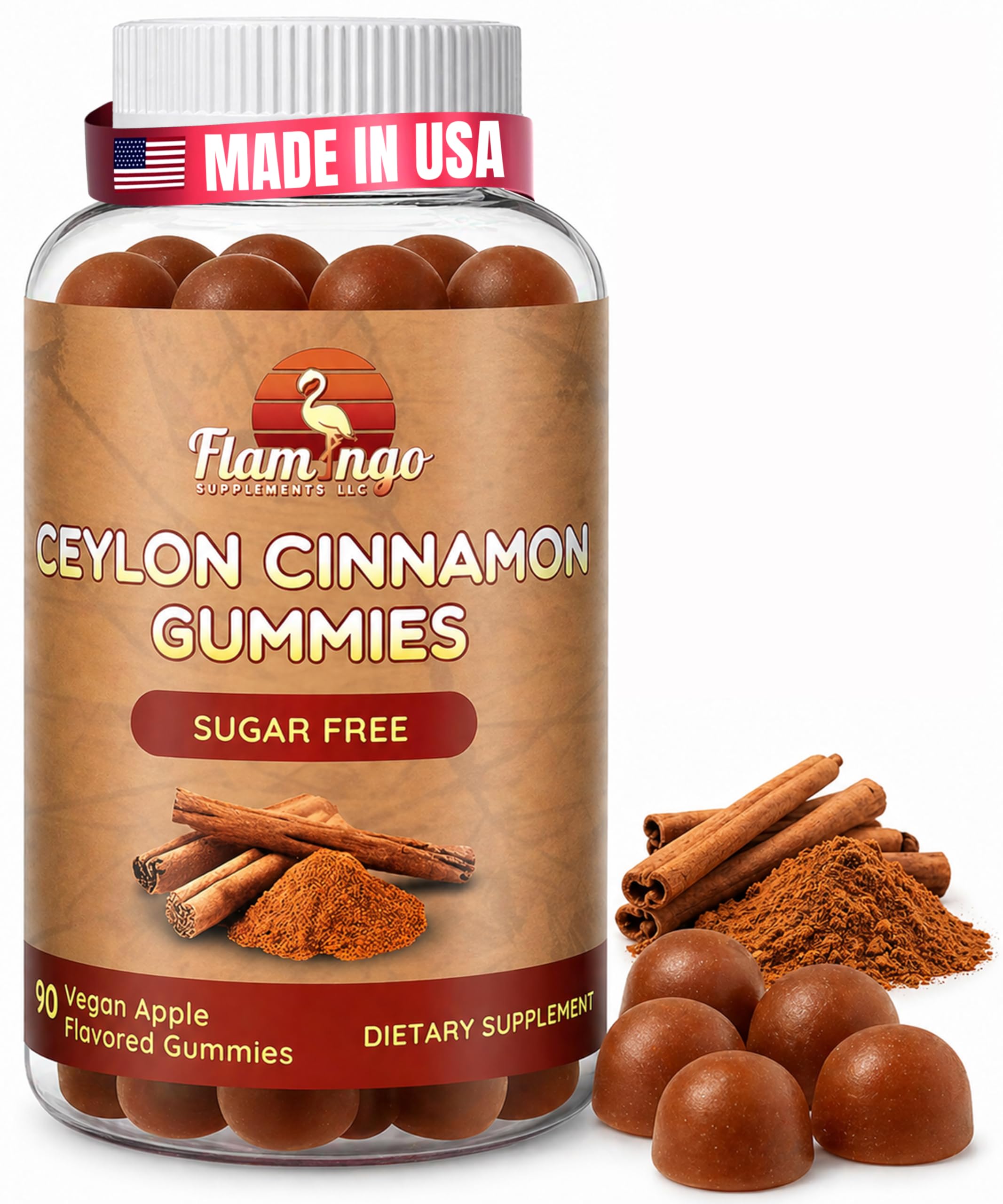Flamingo Supplements Ceylon Cinnamon Gummies