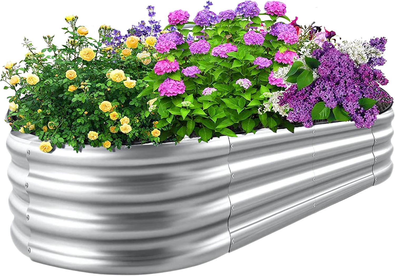 Yoblink Raised Garden Bed,Galvanized Raised Garden Bed,Planter Box,Garden Beds Outdoor for
