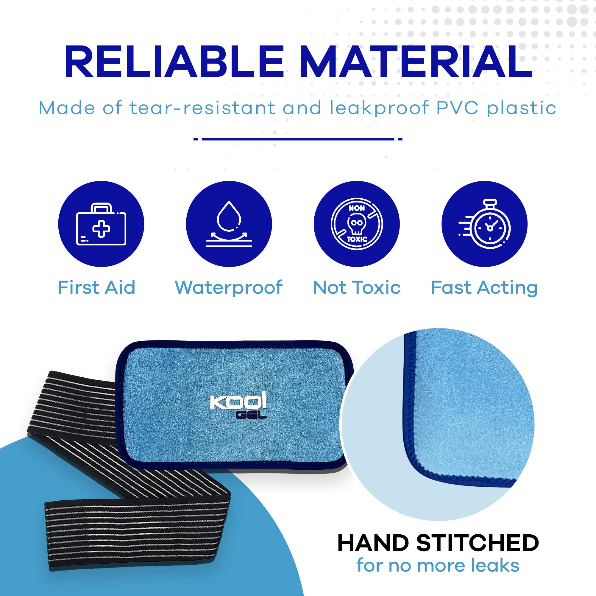 Buy Dual Ice Packs for Injuries Hot or Cold Gel Ice Pack Non