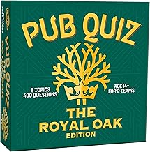 CHEATWELL GAMES The Royal Oak Pub Quiz - 400 Questions - Comes With Answer Pad & Pencils - Ages 14+