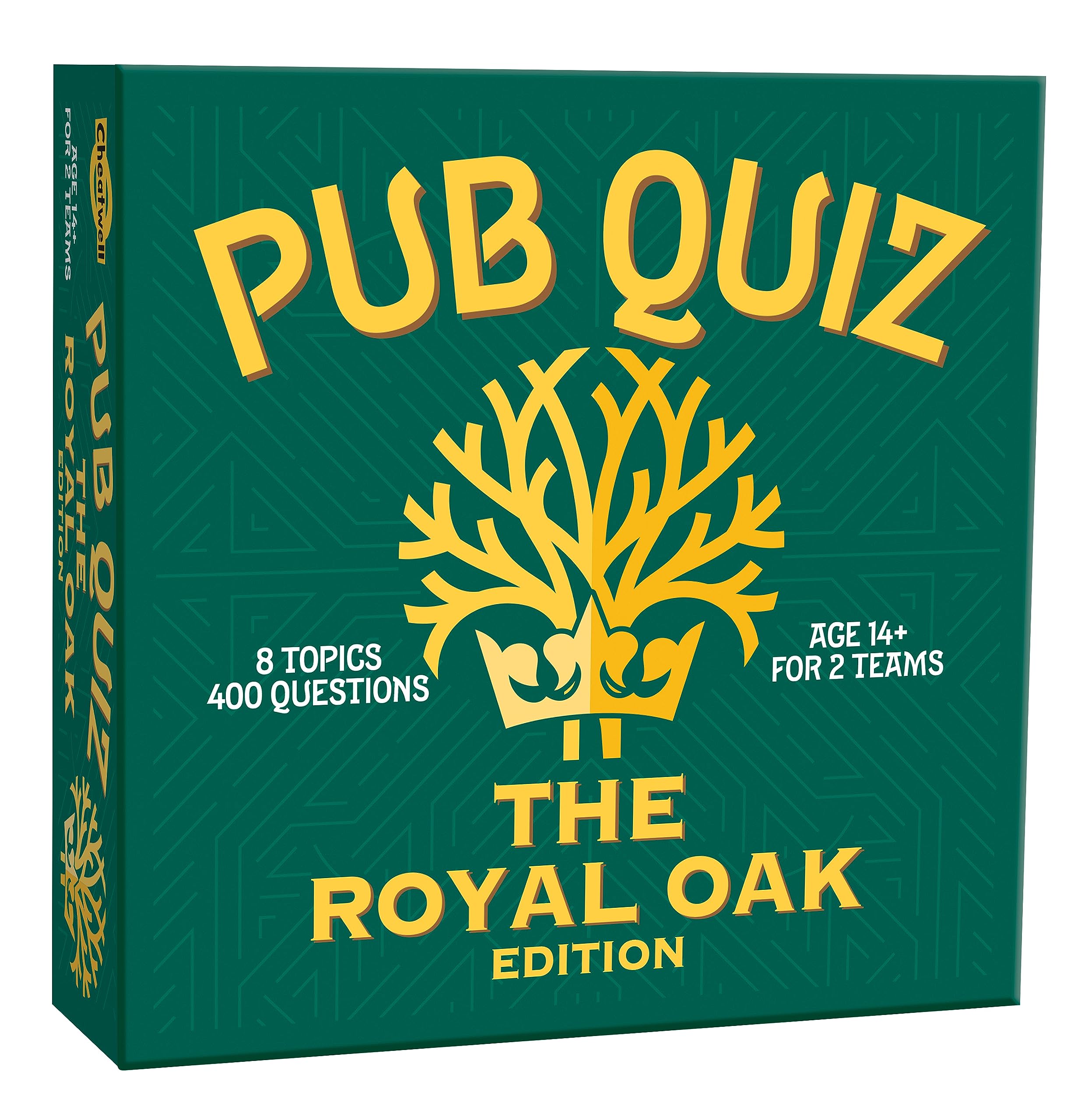 CHEATWELL GAMES The Royal Oak Pub Quiz - 400 Questions - Comes With Answer Pad & Pencils - Ages 14+