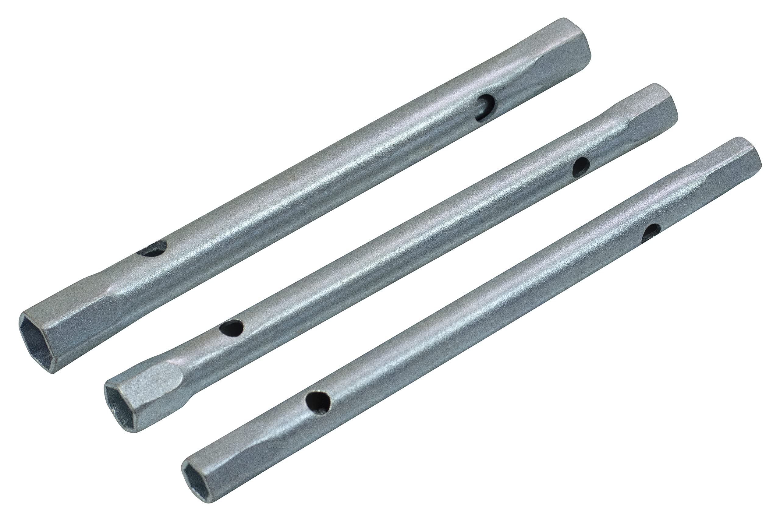 Amtech Silver K1155 Box Spanner Set, Monoblock, Double-Ended, 3 Pieces, Metric, Sizes 8Mm - 13Mm