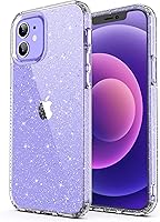 Vista 13 de ULAK Funda transparente para iPhone 12/iPhone 12 Pro, híbrida protectora delgada, transparente, antiarañazos, absorción de golpes, funda protectora