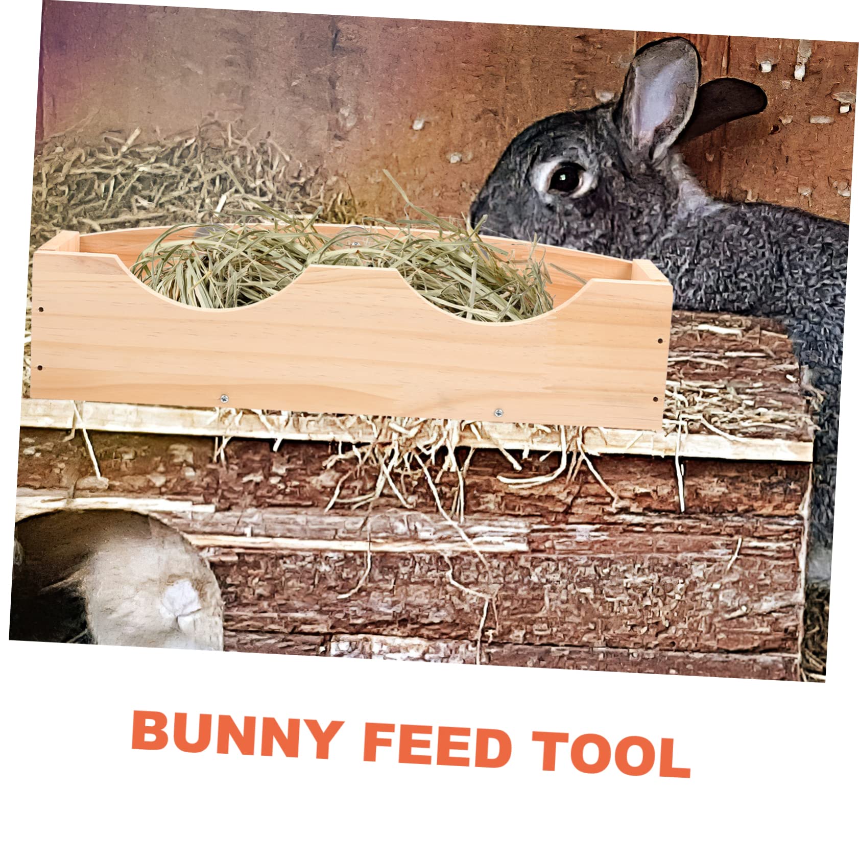 FOMIYES Mangiatoia Per Conigli Alimentatore Per Mangiatoia Per Cavia Criceti e Chinchilla Facile Installare e Resistente Per