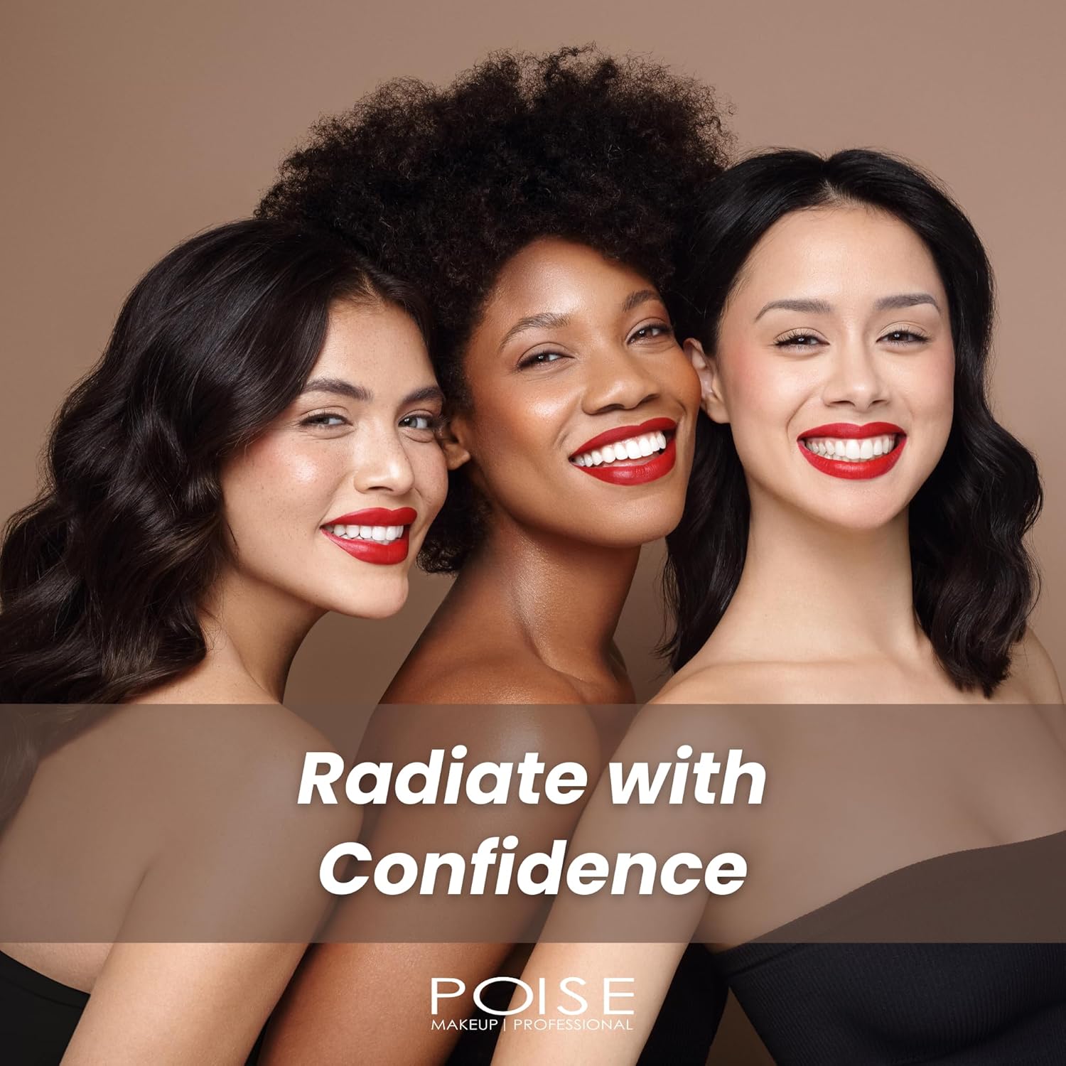 POISE Makeup HD Mascara Water-Resistant Formula | Extended Volume Fullness and Lash Definition Humidity and Smudge-Proof Eye Lashes Mascara, Black - Image 8