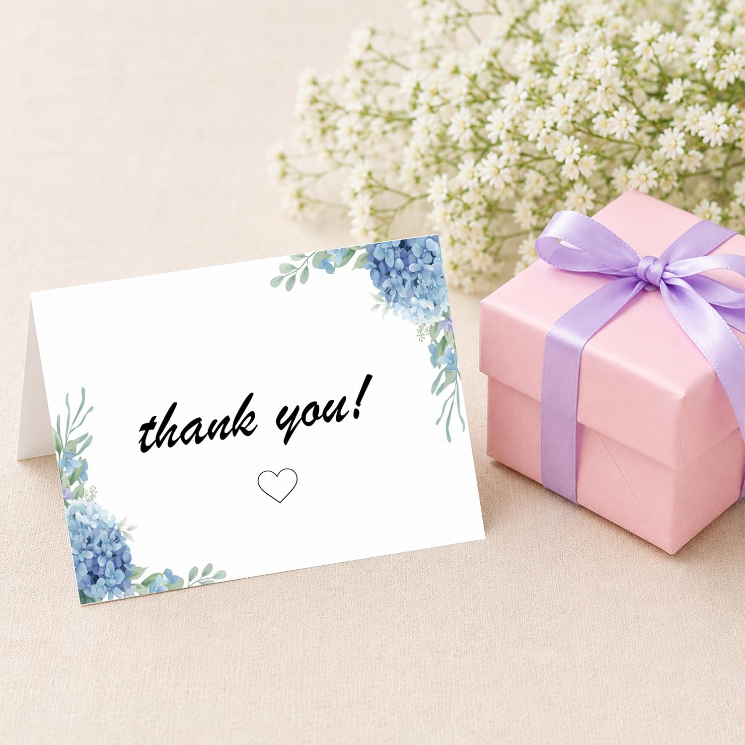 Place Cards for Table Setting - 25 Pcs Blue Floral Wedding Name Place Cards - Food Labels for Party Buffet Tent Card, 3.5 x 2.1 In Tent Card for Wedding Engagement Bridal Shower Birthday