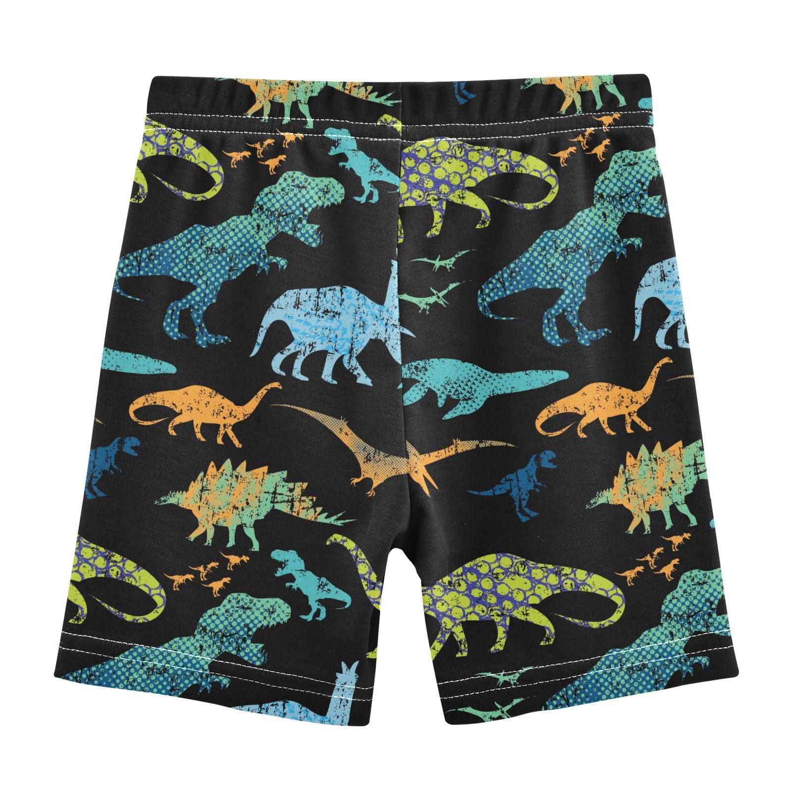 JHKKU Girls Dinosaurs Shorts Cotton Cartwheel Bike Kids Biker Under Dress Dance Short Girl Clothes 6T