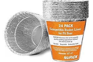NUPICK Grease Bucket Liner Compatible with Recteq Grill Accessories