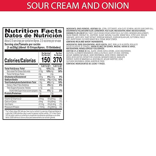 Vista 47 de Pringles - Botana de papas fritas, sabor a barbacoa, Grab and Go, lata de 2.5 onzas (paquete de 12)