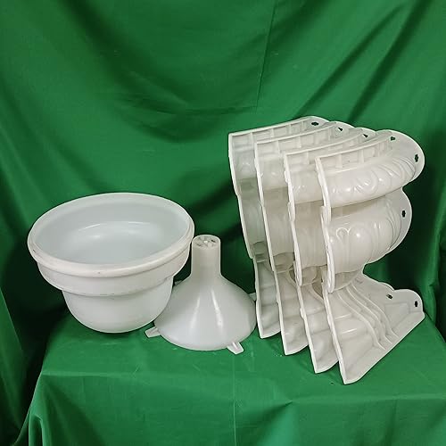 Miniatura 3 de Rezone D50cm Jardín Cemento Plástico Prefabricado Hormigón Maceta Moldes Decorativos Plantador para la Venta