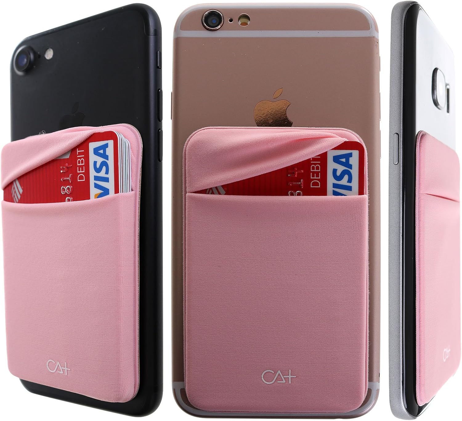 CHEAP SUNDAY Cell Phone Pocket Self Adhesive Card Holder